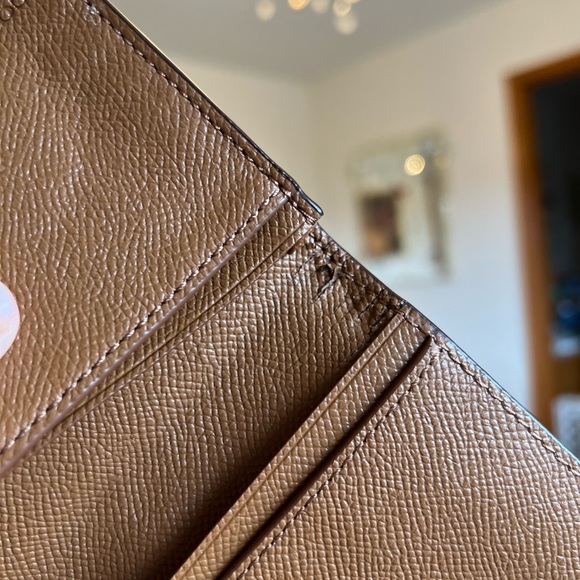 Coach Brown Rainbow Wristlet Wallet - Picture 7 of 7